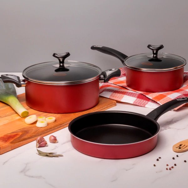 Batería 5 Piezas Rojo