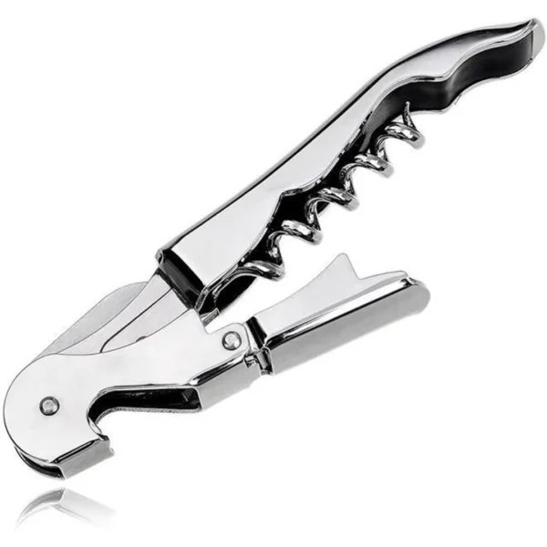 SACACORCHO ACERO INOX Cuerpo de acero inoxidable