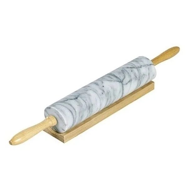 PALO DE AMASAR Hecho de marmol con agarraderas de madera