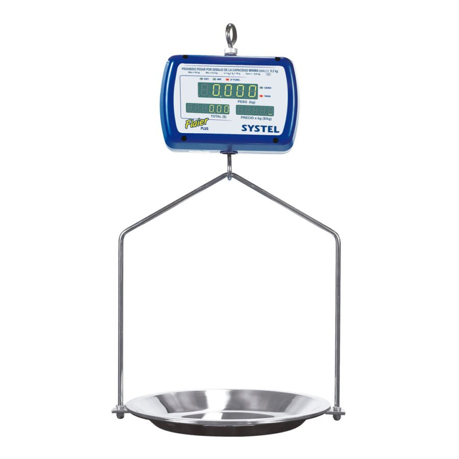 FLAIER PLUS Balanza digital comercial colgante.