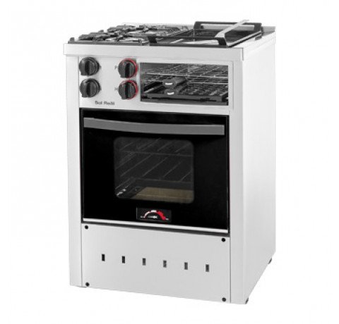  Cocina Multifunción - 2 hornallas carlitero, plancha y parrilla sin humo