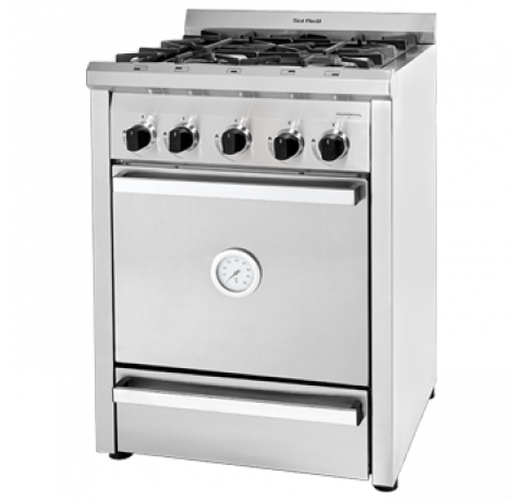 Cocina Profesional - Multi Gas y Parrilla - 60 cm.