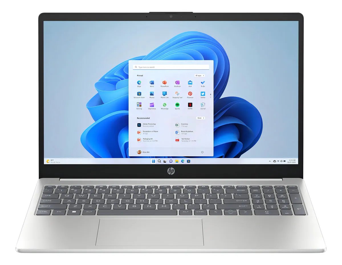 Notebook Hp Laptop 15 Fd0032la Intel Core I5-1334u 16gb Ddr4-sdram 512gb Ssd 39.6cm (15.6) 1920x1080px Full Hd Intel Iris Xe 80eu Wifi 6 (802.11ax) Te
