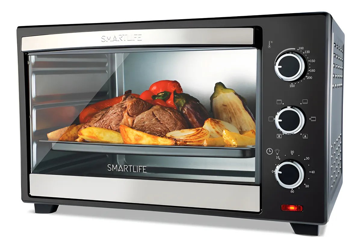 Horno Electrico Smartlife Sl-to0070pn Con Conveccion 70 L Negro