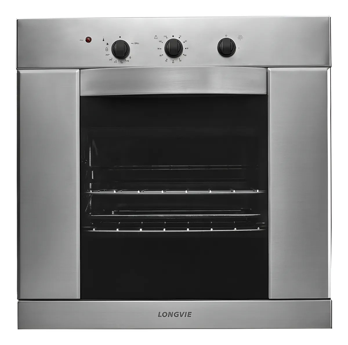 Horno A Gas Longvie H1900xf Con Grill Eléctrico De Empotrar Color Acero inoxidable