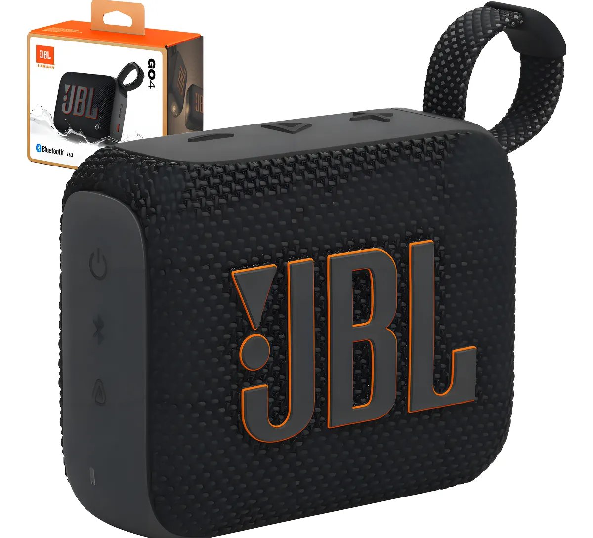 Parlante JBL Go JBL GO 4 GO4 portátil con bluetooth waterproof negro