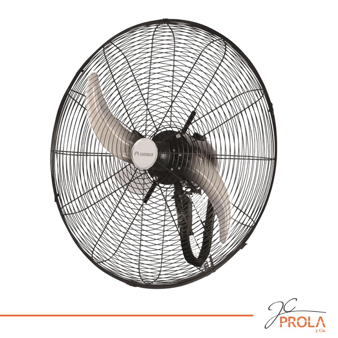 Ventilador de pared de 30" motor potenciado embalaje individual Mod. PX30