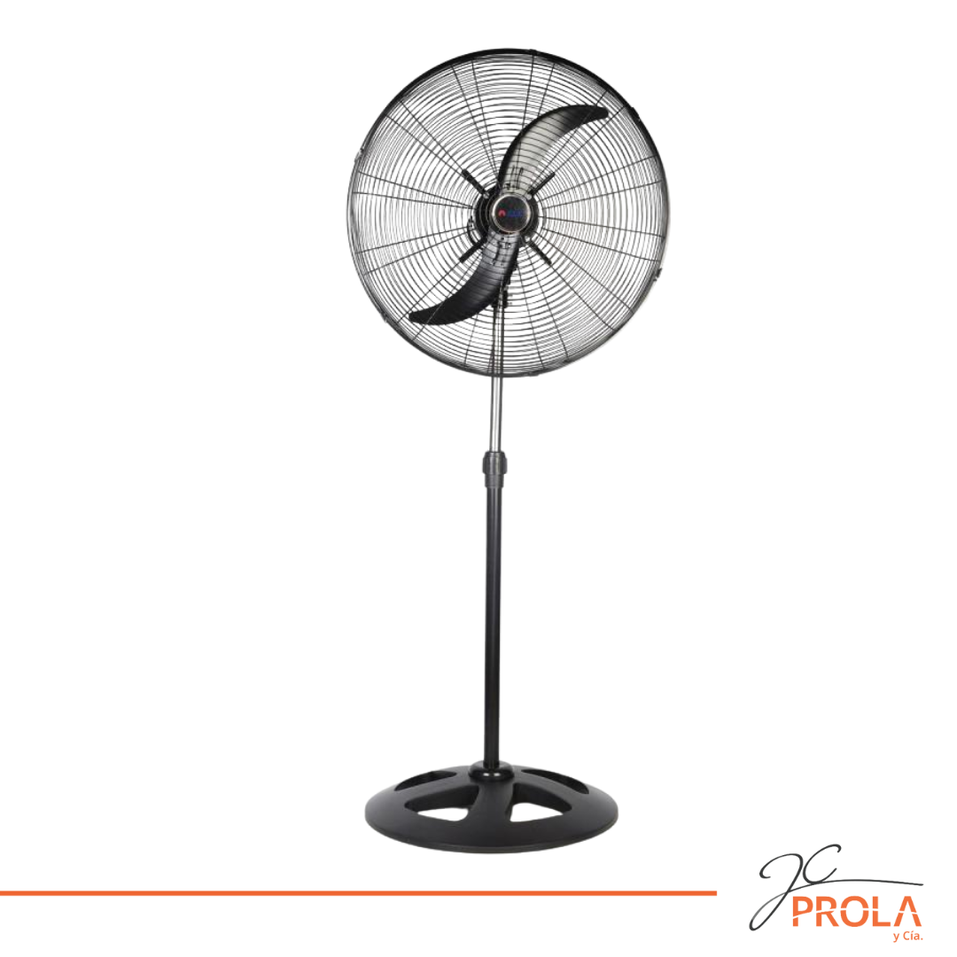 Ventilador industrial de pie de 26" palas metálicas embalaje individual Mod. AX26