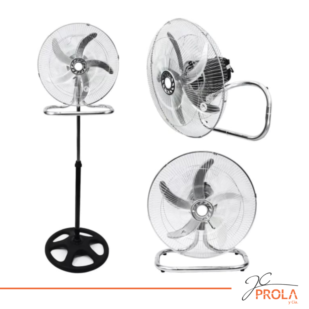 Ventilador 18" 3 en 1 pala metálica 70W