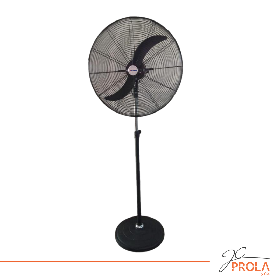 Ventilador industrial de pie 26" 200W pala metálica Mod. L26